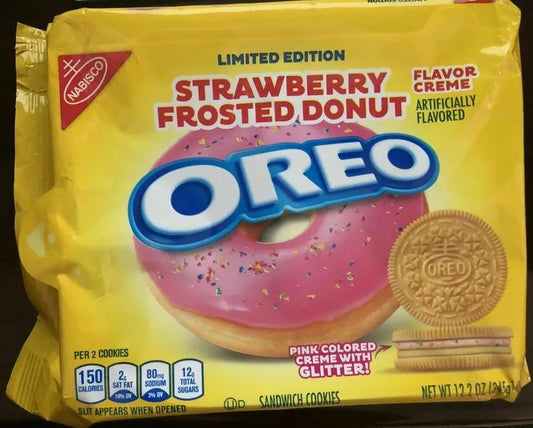 Oreo Frosted Strawberry Donut ( Limited Edition)